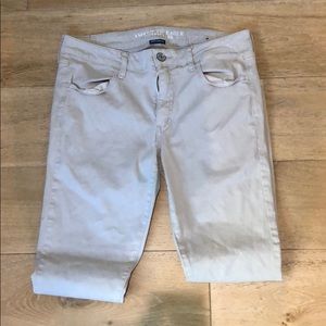 American Eagle Khaki/Tan Jeggings